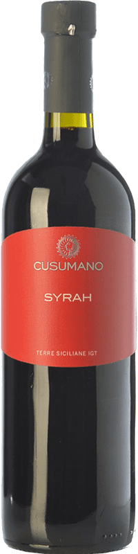 10,95 € Kostenloser Versand | Rotwein Cusumano I.G.T. Terre Siciliane Sizilien Italien Syrah Flasche 75 cl