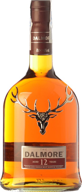 67,95 € Kostenloser Versand | Whiskey Single Malt Dalmore Hochland Großbritannien 12 Jahre Flasche 70 cl