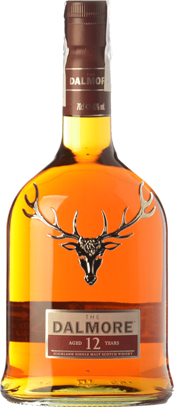 84,95 € Kostenloser Versand | Whiskey Single Malt Dalmore Hochland Großbritannien 12 Jahre Flasche 70 cl