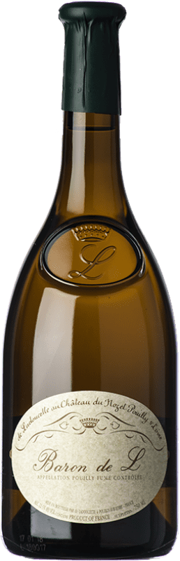 115,95 € Envio grátis | Vinho branco Ladoucette Baron de L A.O.C. Blanc-Fumé de Pouilly Loire França Sauvignon Branca Garrafa 75 cl