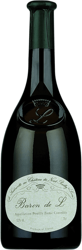 115,95 € Envío gratis | Vino blanco Ladoucette Baron de L A.O.C. Blanc-Fumé de Pouilly Loire Francia Sauvignon Blanca Botella 75 cl