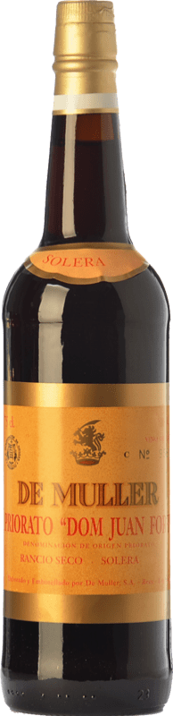 56,95 € 送料無料 | 強化ワイン De Muller Dom Juan Fort Solera 1865 D.O.Ca. Priorat カタロニア スペイン Grenache, Grenache White, Muscat ボトル 75 cl