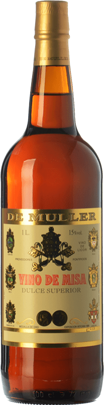 15,95 € 免费送货 | 甜酒 De Muller Vino de Misa Superior D.O. Terra Alta 加泰罗尼亚 西班牙 Grenache White, Macabeo 瓶子 1 L