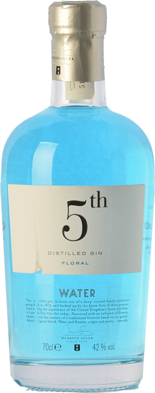 21,95 € Kostenloser Versand | Genever Gin Destil·leries del Maresme 5th Water Spanien 70 cl Floral — Blumig