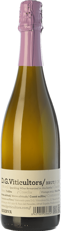 13,95 € Бесплатная доставка | Белое игристое DG брют Резерв D.O. Penedès Каталония Испания Chardonnay бутылка 75 cl