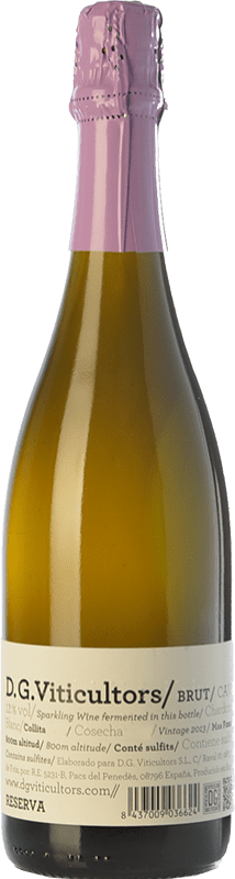 14,95 € Spedizione Gratuita | Spumante Bianco DG Brut Riserva D.O. Penedès Catalogna Spagna Chardonnay 75 cl