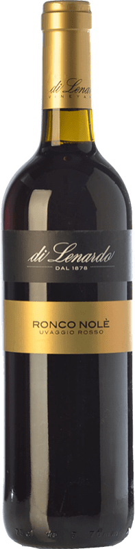 11,95 € Spedizione Gratuita | Vino rosso Lenardo Ronco Nolé Italia Merlot, Cabernet Sauvignon, Riflesso dal Peduncolo Rosso Bottiglia 75 cl