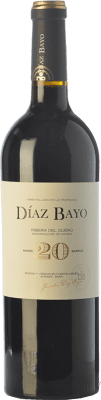 31,95 € Free Shipping | Red wine Díaz Bayo Nuestro 20 Meses Crianza D.O. Ribera del Duero Castilla y León Spain Tempranillo Bottle 75 cl