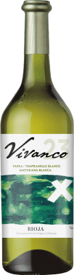 9,95 € Envío gratis | Vino blanco Vivanco D.O.Ca. Rioja La Rioja España Viura, Malvasía, Tempranillo Blanco Botella 75 cl