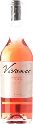 9,95 € Envio grátis | Vinho rosé Vivanco D.O.Ca. Rioja La Rioja Espanha Tempranillo, Grenache Garrafa 75 cl