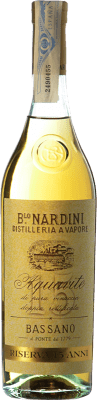 38,95 € Kostenloser Versand | Grappa Bortolo Nardini Aquavite Reserve Venetien Italien 15 Jahre Drittel-Liter-Flasche 35 cl