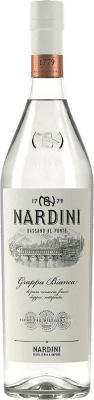 32,95 € Envio grátis | Aguardente Grappa Bortolo Nardini Grappa Bianca Vêneto Itália Garrafa 70 cl