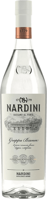 7,95 € Envío gratis | Grappa Bortolo Nardini Grappa Bianca Veneto Italia Botella 70 cl