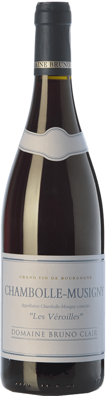 95,95 € Бесплатная доставка | Красное вино Bruno Clair Chambolle-Musigny Les Veroilles старения A.O.C. Bourgogne Бургундия Франция Pinot Black бутылка 75 cl