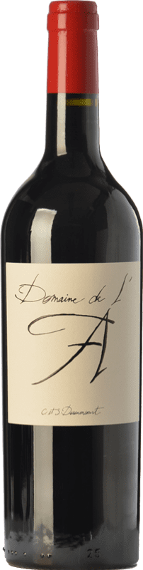 36,95 € Free Shipping | Red Wine Domaine de L'A Crianza — Aged A.O.C. Côtes de Castillon Bordeaux France Merlot, Cabernet Franc Bottle 75 cl