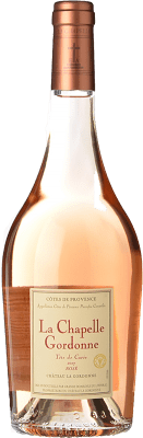 41,95 € Envío gratis | Vino rosado Château de La Gordonne La Chapelle Rosé A.O.C. Côtes de Provence Provence Francia Syrah, Garnacha Botella 75 cl
