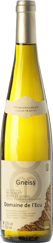 16,95 € Spedizione Gratuita | Vino bianco Domaine de l'Écu Gneiss A.O.C. Muscadet-Sèvre et Maine Loire Francia Muscadet Bottiglia 75 cl