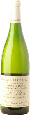 17,95 € Бесплатная доставка | Белое вино Villaine Les Clous A.O.C. Bourgogne Бургундия Франция Chardonnay бутылка 75 cl