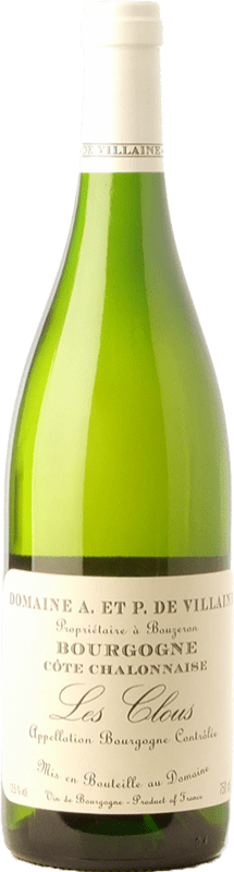 17,95 € Envío gratis | Vino blanco Villaine Les Clous A.O.C. Bourgogne Borgoña Francia Chardonnay Botella 75 cl