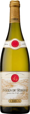 15,95 € Бесплатная доставка | Белое вино Domaine E. Guigal Blanc A.O.C. Côtes du Rhône Рона Франция Grenache White, Roussanne, Viognier, Marsanne, Bourboulenc, Clairette Blanche бутылка 75 cl