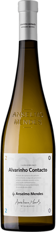 21,95 € 送料無料 | 白ワイン Anselmo Mendes Contacto Alvarinho I.G. Vinho Verde ミンホ ポルトガル Albariño ボトル 75 cl