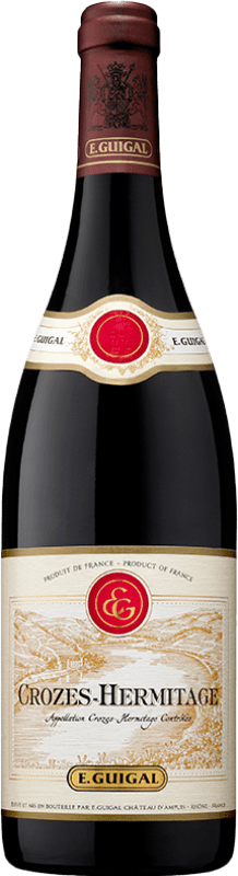 25,95 € Бесплатная доставка | Красное вино E. Guigal старения A.O.C. Crozes-Hermitage Рона Франция Syrah бутылка 75 cl
