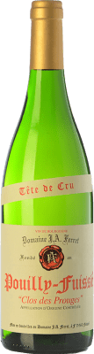 48,95 € Envío gratis | Vino blanco J.A. Ferret Clos des Prouges A.O.C. Pouilly-Fuissé Borgoña Francia Chardonnay Botella 75 cl