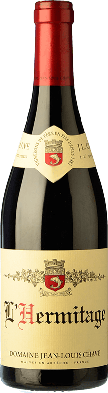 227,95 € Free Shipping | Red wine Jean-Louis Chave Rouge Aged A.O.C. Hermitage Rhône France Syrah Bottle 75 cl