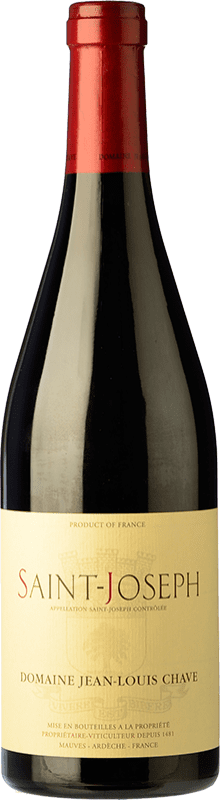 78,95 € Kostenloser Versand | Rotwein Jean-Louis Chave Crianza — Kurze Fassreifung A.O.C. Saint-Joseph Rhône Frankreich Syrah Flasche 75 cl