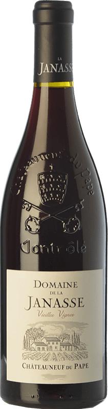 116,95 € 免费送货 | 红酒 Domaine La Janasse Vieilles Vignes 岁 A.O.C. Châteauneuf-du-Pape 罗纳 法国 Syrah, Grenache, Mourvèdre 瓶子 75 cl