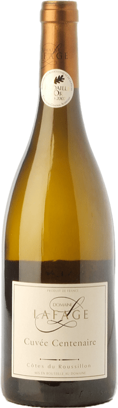 14,95 € Envoi gratuit | Vin Blanc Domaine Lafage Centenaire Cuvée Crianza A.O.C. Côtes du Roussillon Languedoc-Roussillon France Garnacha — Grenache, Roussanne Bouteille 75 cl
