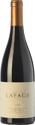 19,95 € Free Shipping | Red wine Domaine Lafage Cuvée Léa Crianza A.O.C. Côtes du Roussillon Languedoc-Roussillon France Syrah, Grenache, Carignan Bottle 75 cl