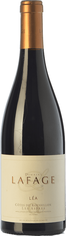 28,95 € Free Shipping | Red wine Domaine Lafage Cuvée Léa Aged A.O.C. Côtes du Roussillon Languedoc-Roussillon France Syrah, Grenache, Carignan Bottle 75 cl