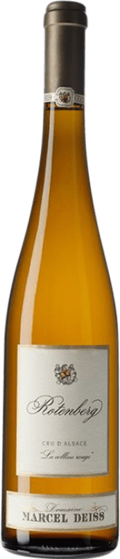 57,95 € Envio grátis | Vinho branco Marcel Deiss Rotenberg La Colline Rouge A.O.C. Alsace Alsácia França Riesling, Pinot Cinza Garrafa 75 cl