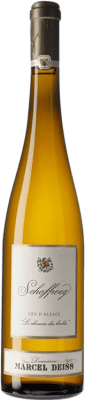 55,95 € Envio grátis | Vinho branco Marcel Deiss Schoffweg Le Chemin des Brebis A.O.C. Alsace Alsácia França Pinot Preto, Riesling, Pinot Cinza Garrafa 75 cl