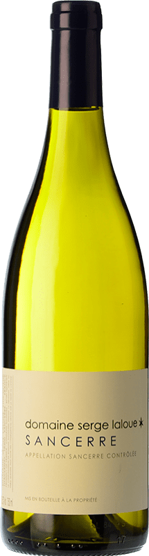 21,95 € Envio grátis | Vinho Branco Serge Laloue A.O.C. Sancerre Loire França Sauvignon 75 cl