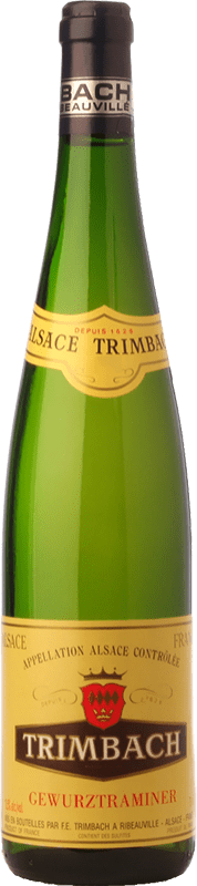 32,95 € Envio grátis | Vinho branco Trimbach A.O.C. Alsace Alsácia França Gewürztraminer Garrafa 75 cl