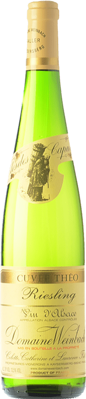 42,95 € Envío gratis | Vino blanco Domaine Weinbach Cuvée Théo Crianza A.O.C. Alsace Alsace Francia Riesling Botella 75 cl