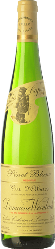 22,95 € Spedizione Gratuita | Vino bianco Weinbach Riserva A.O.C. Alsace Alsazia Francia Pinot Bianco Bottiglia 75 cl