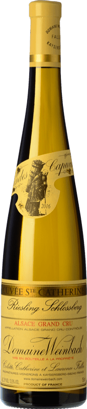 86,95 € 免费送货 | 白酒 Weinbach Schlossberg Ste Cathérine 岁 A.O.C. Alsace 阿尔萨斯 法国 Riesling 瓶子 75 cl