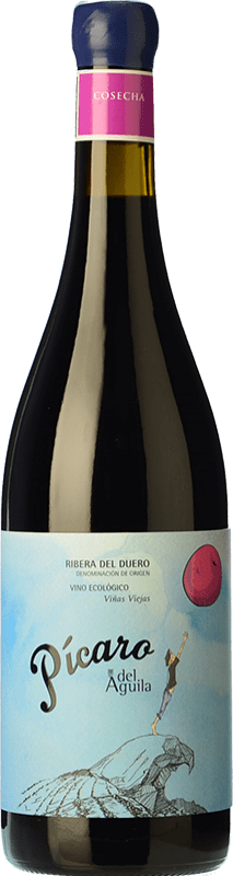 34,95 € Free Shipping | Red wine Dominio del Águila Pícaro del Águila Aged D.O. Ribera del Duero Castilla y León Spain Tempranillo, Grenache, Bobal, Albillo Bottle 75 cl
