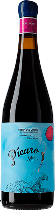 35,95 € Envio grátis | Vinho tinto Dominio del Águila Pícaro del Águila Crianza D.O. Ribera del Duero Castela e Leão Espanha Tempranillo, Grenache, Bobal, Albillo Garrafa 75 cl