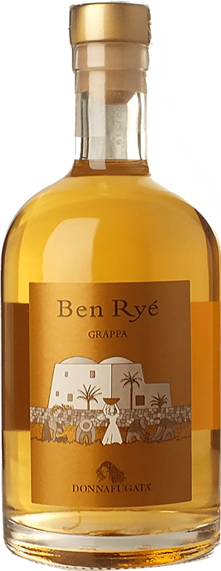 39,95 € Envio grátis | Grappa Donnafugata Ben Ryé I.G.T. Grappa Siciliana Sicília Itália Garrafa Medium 50 cl