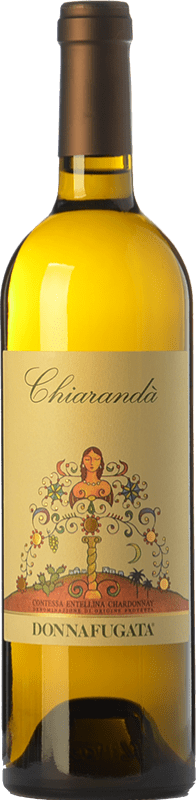 28,95 € Spedizione Gratuita | Vino Bianco Donnafugata Chiarandà D.O.C. Contessa Entellina Sicilia Italia Chardonnay Bottiglia 75 cl