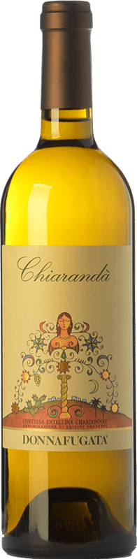 27,95 € Envío gratis | Vino blanco Donnafugata Chiarandà D.O.C. Contessa Entellina Sicilia Italia Chardonnay Botella 75 cl