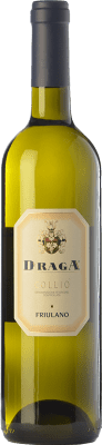 13,95 € Бесплатная доставка | Белое вино Draga D.O.C. Collio Goriziano-Collio Фриули-Венеция-Джулия Италия Friulano бутылка 75 cl