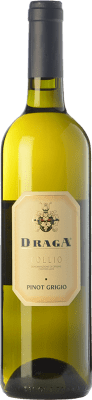 13,95 € 免费送货 | 白酒 Draga Pinot Grigio D.O.C. Collio Goriziano-Collio 弗留利 - 威尼斯朱利亚 意大利 Pinot Grey 瓶子 75 cl