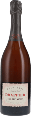 84,95 € Envio grátis | Espumante rosé Drappier Zero Dosage Rosé Brut Nature A.O.C. Champagne Champagne França Pinot Preto Garrafa 75 cl