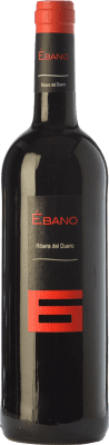 9,95 € Envío gratis | Vino Tinto Ébano 6 Joven D.O. Ribera del Duero Castilla y León España Tempranillo 75 cl