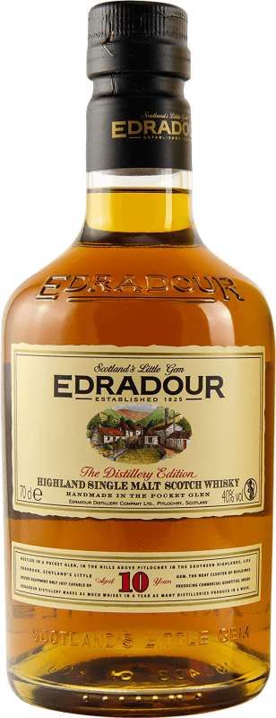 65,95 € Envoi gratuit | Single Malt Whisky Edradour Highlands Royaume-Uni 10 Ans Bouteille 70 cl